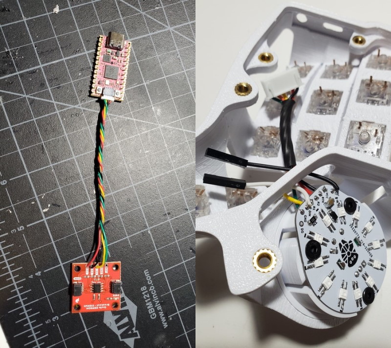 EEPROM breakout and encoder bottom